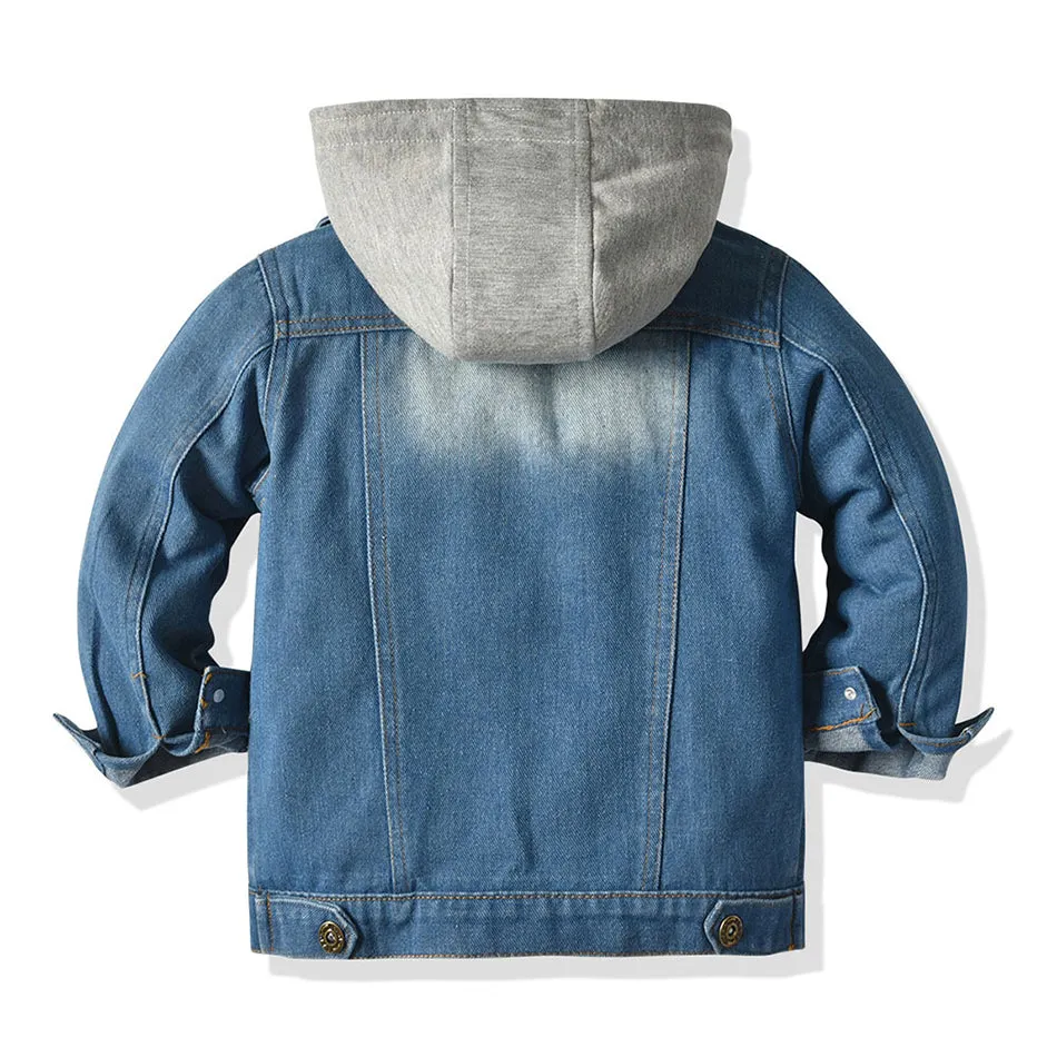 Unisex Denim Hooded Jacket (2 Colours)