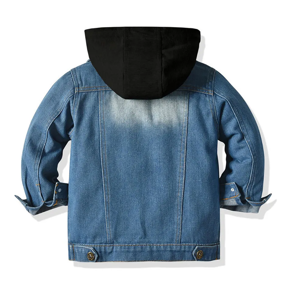Unisex Denim Hooded Jacket (2 Colours)