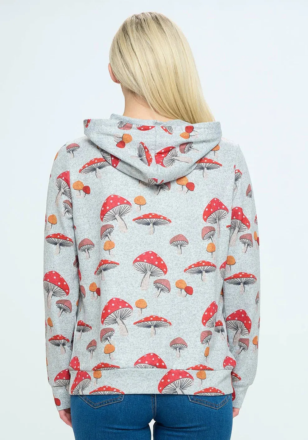 Unisex Grey Amanita Hoodie