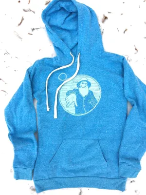 Unisex Light Blue Captain Doug Pullover Hoodie