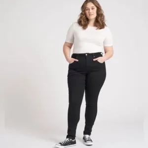 Universal Standard Seine High Rise Skinny Jeans Washed Black