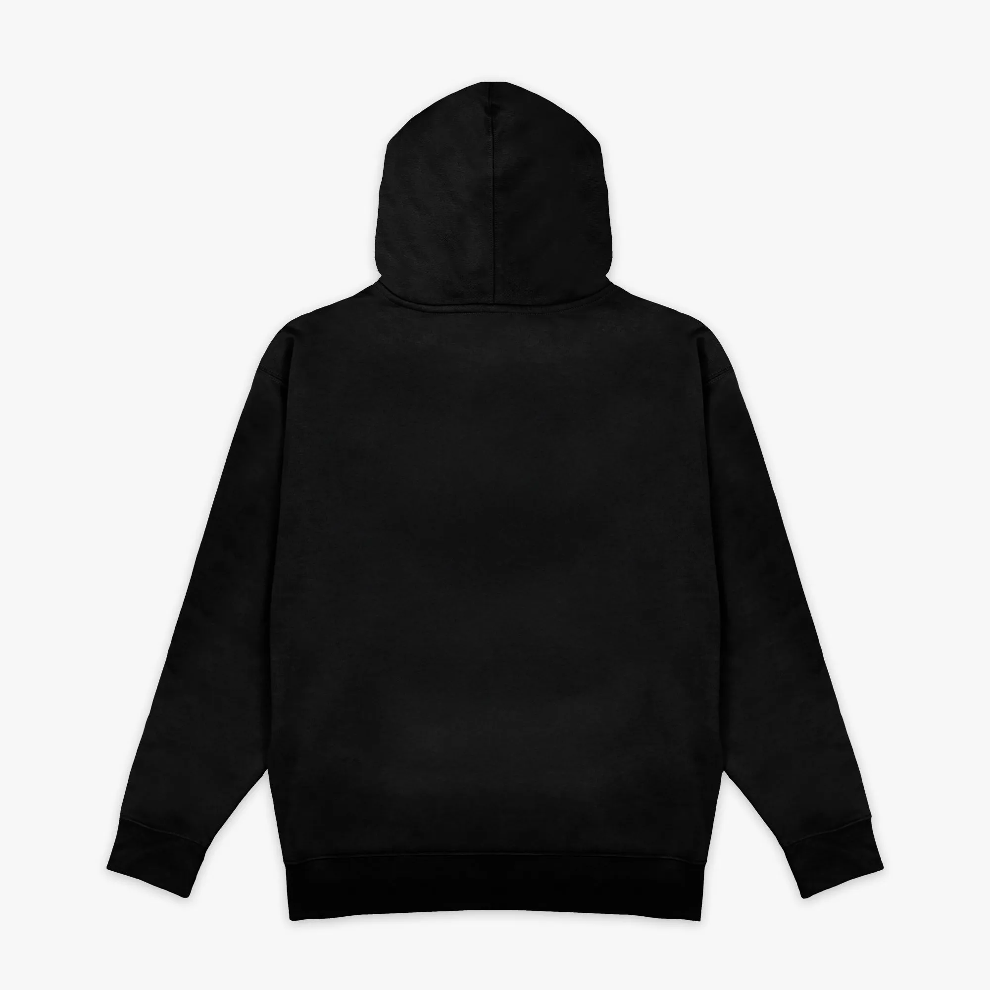Upside Down Baseball Hoodie - Black/Light Blue