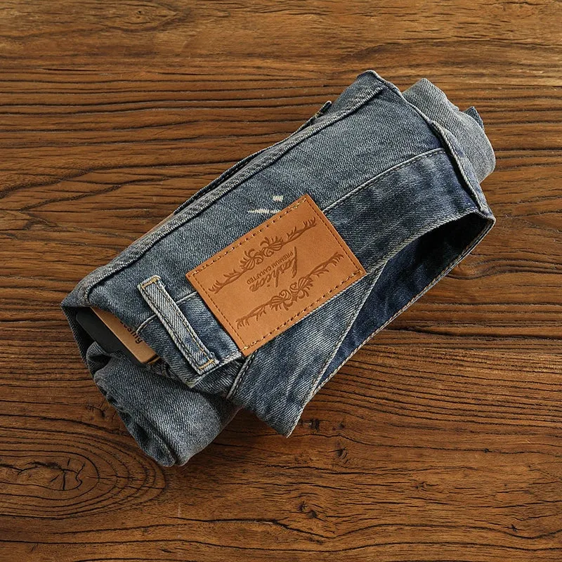 UrbanFlex Spray Painted Denim Shorts