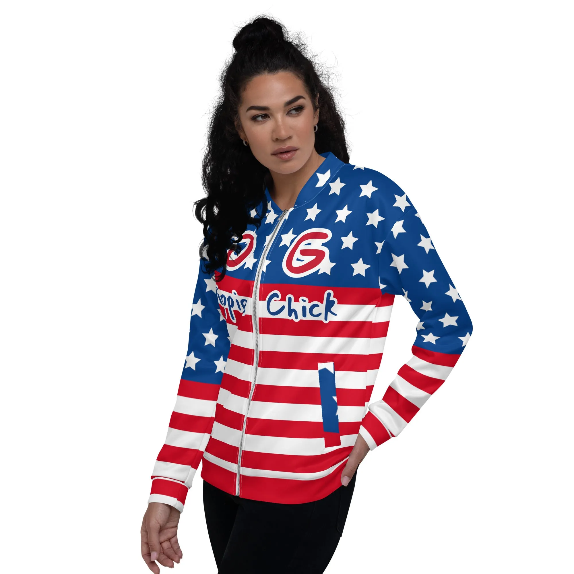 USA Bomber Jacket - OG Hippie Chick