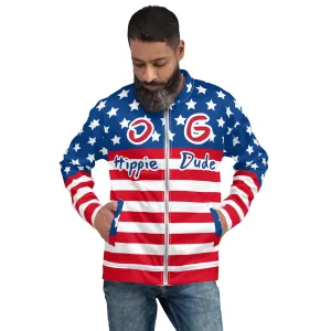 USA Bomber Jacket - OG Hippie Dude