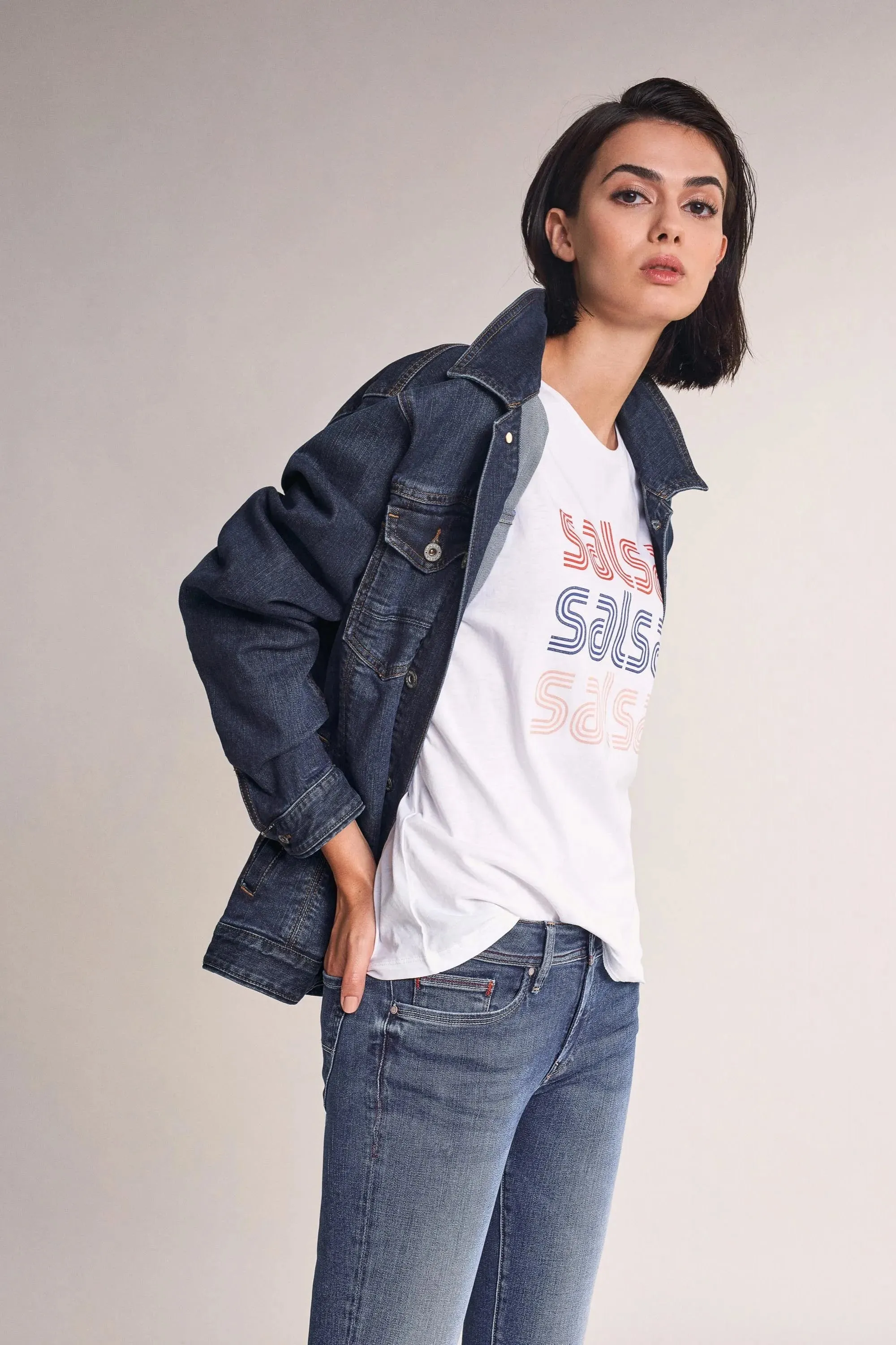 Vaqueros Colette Capri