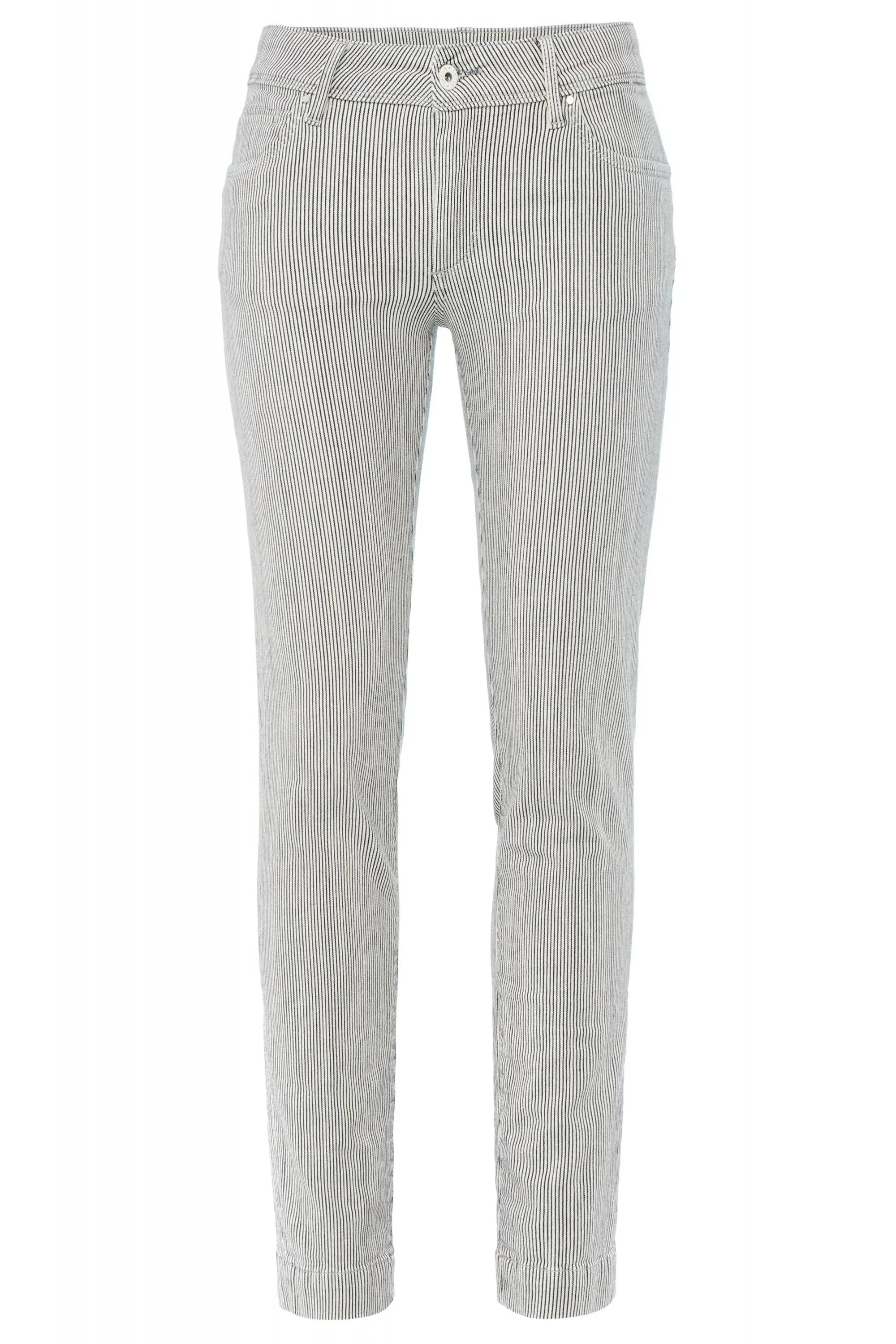 VAQUEROS PUSH UP WONDER CAPRI A RAYAS