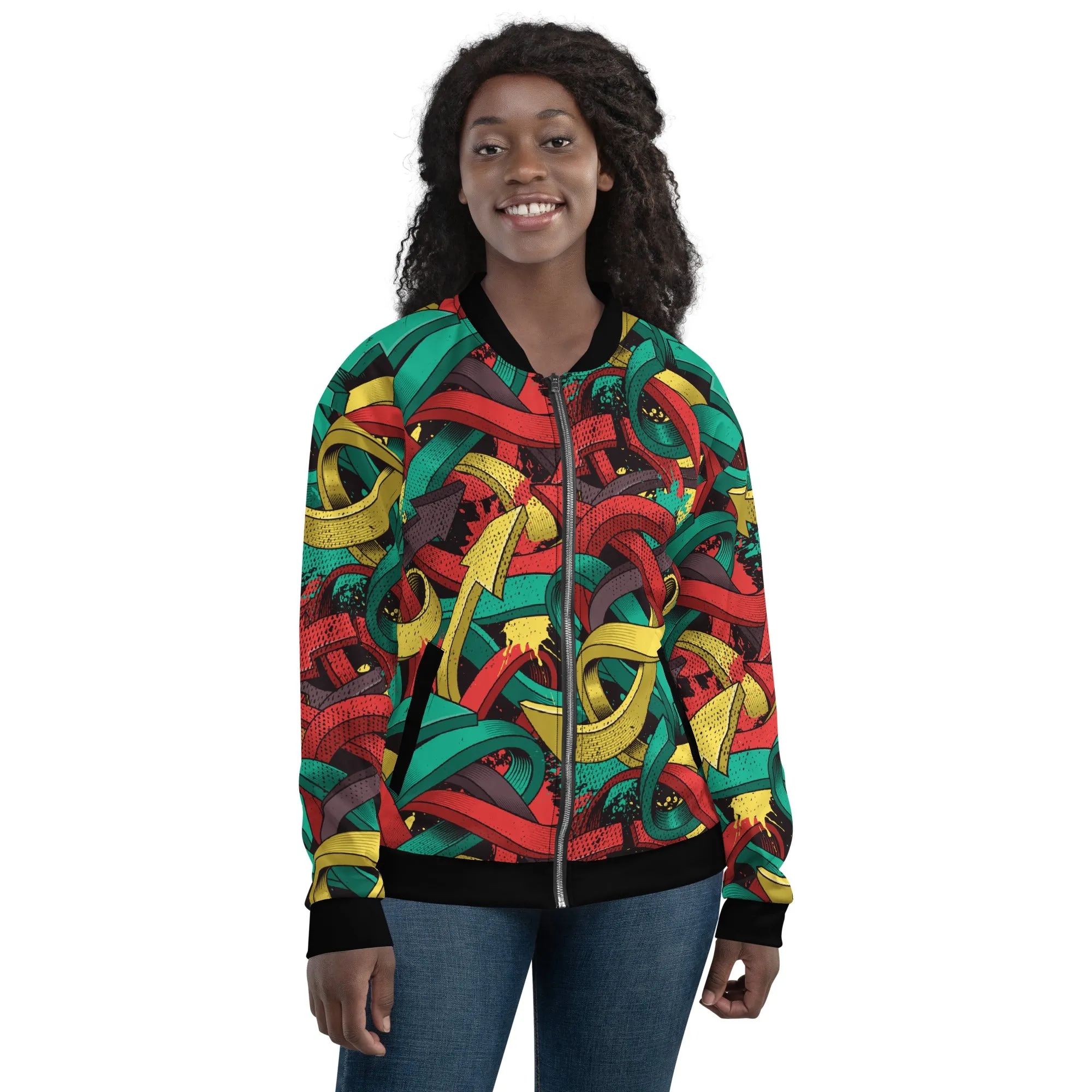 Vector Arrow Bomber Jacket