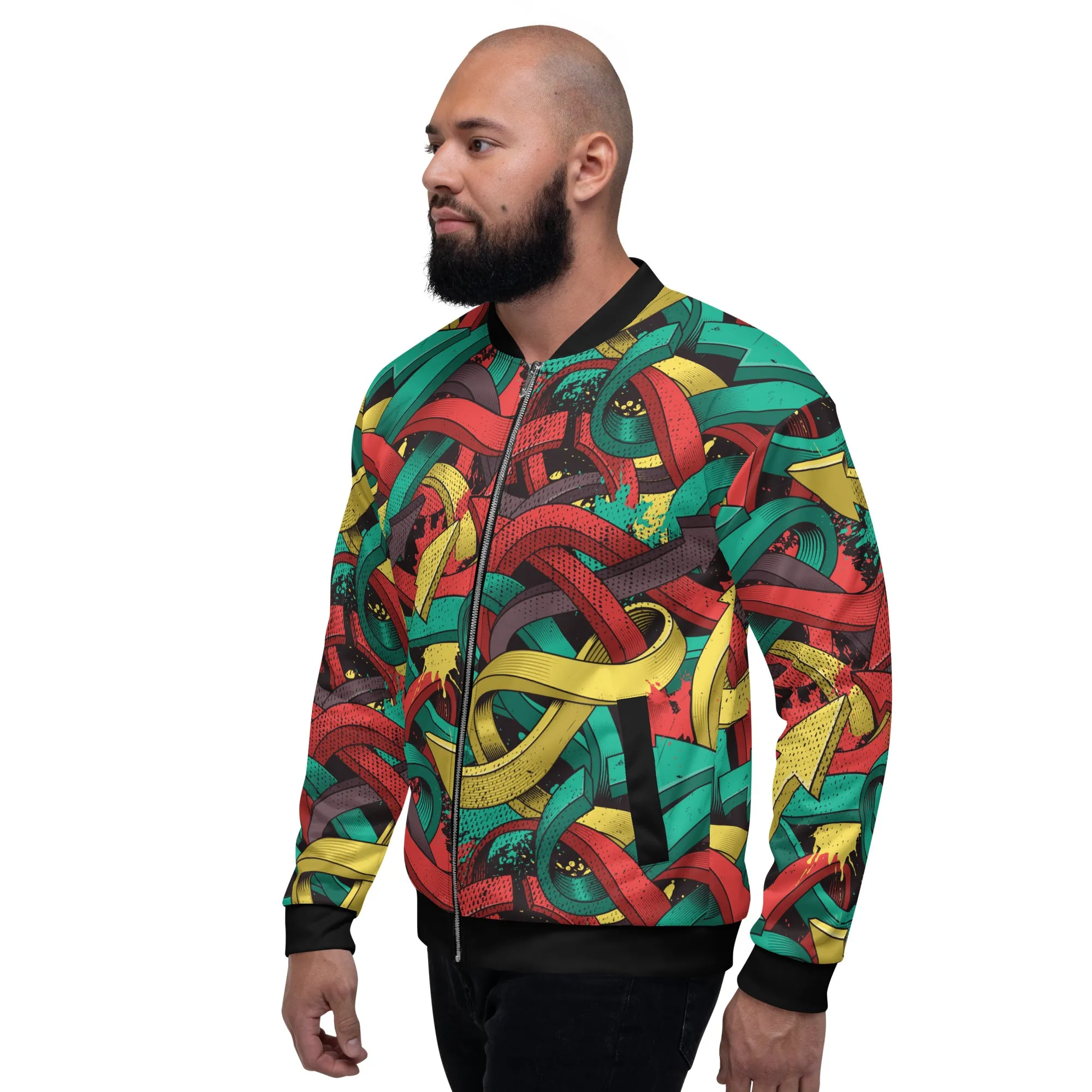 Vector Arrow Bomber Jacket