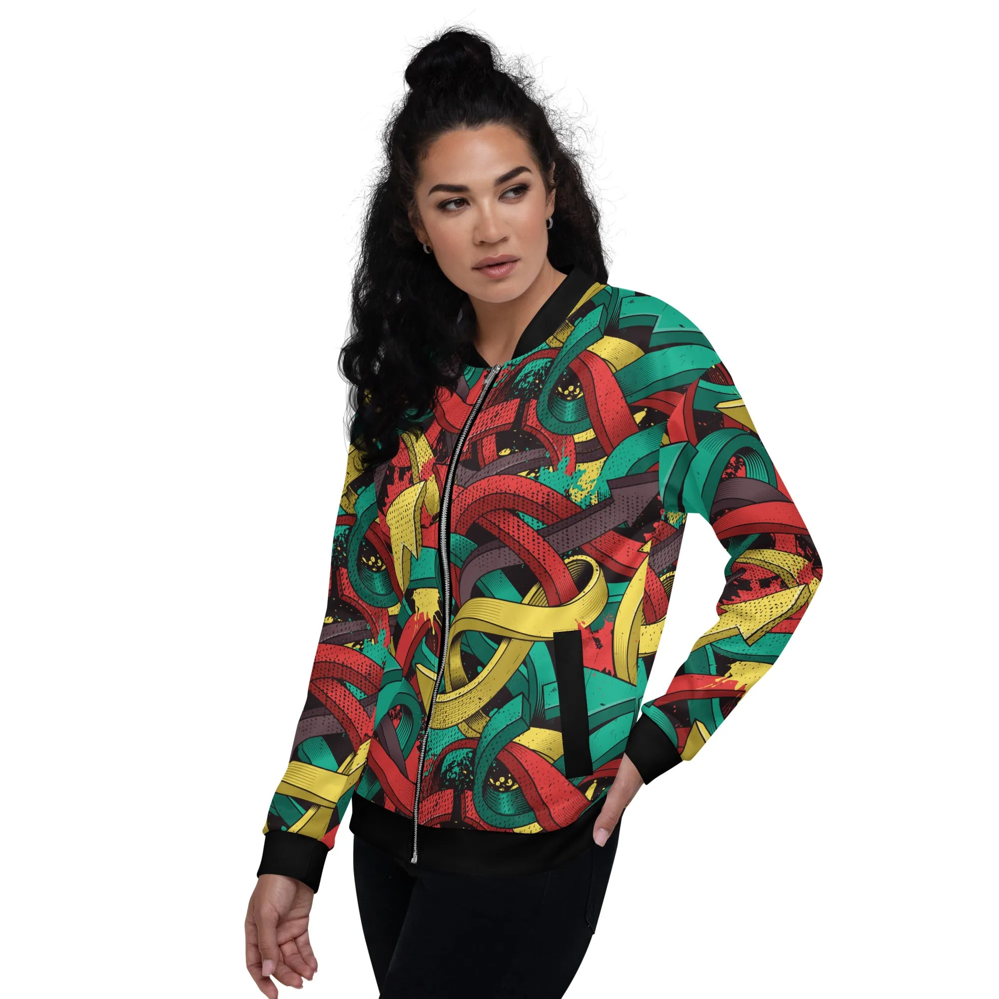 Vector Arrow Bomber Jacket