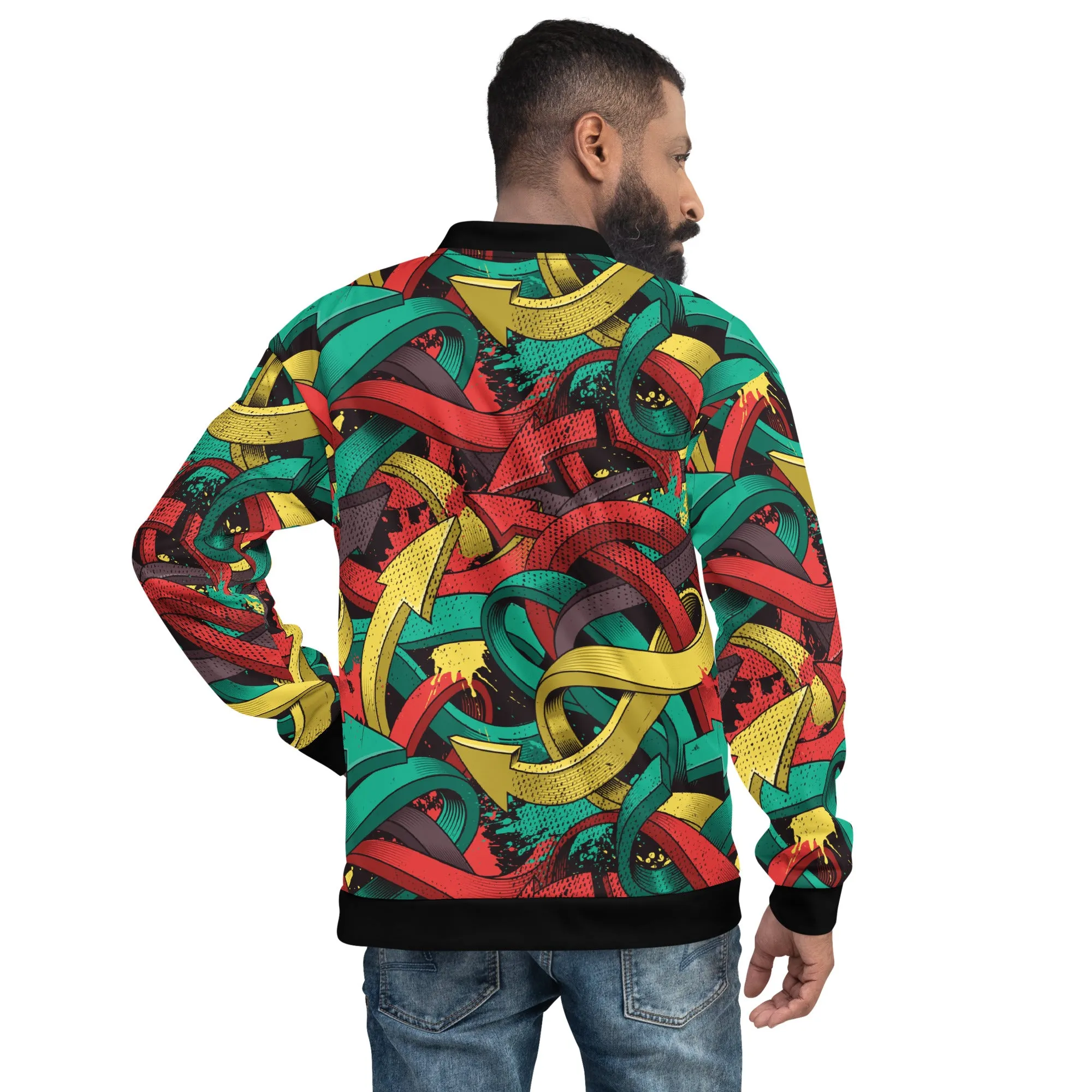 Vector Arrow Bomber Jacket