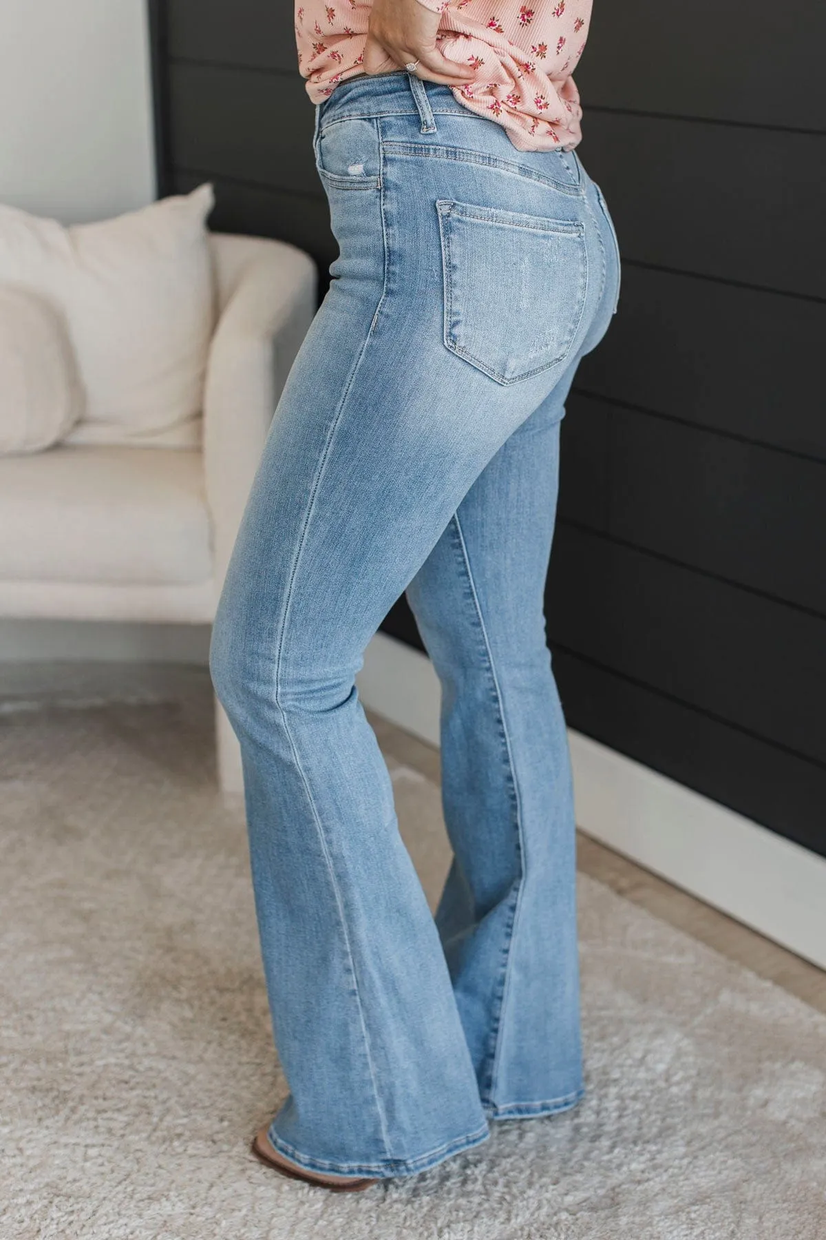 Vervet Flare Jeans- Elisa Wash