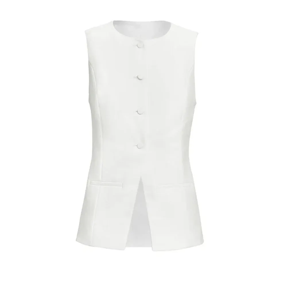 Vest shorts solid color temperament suit