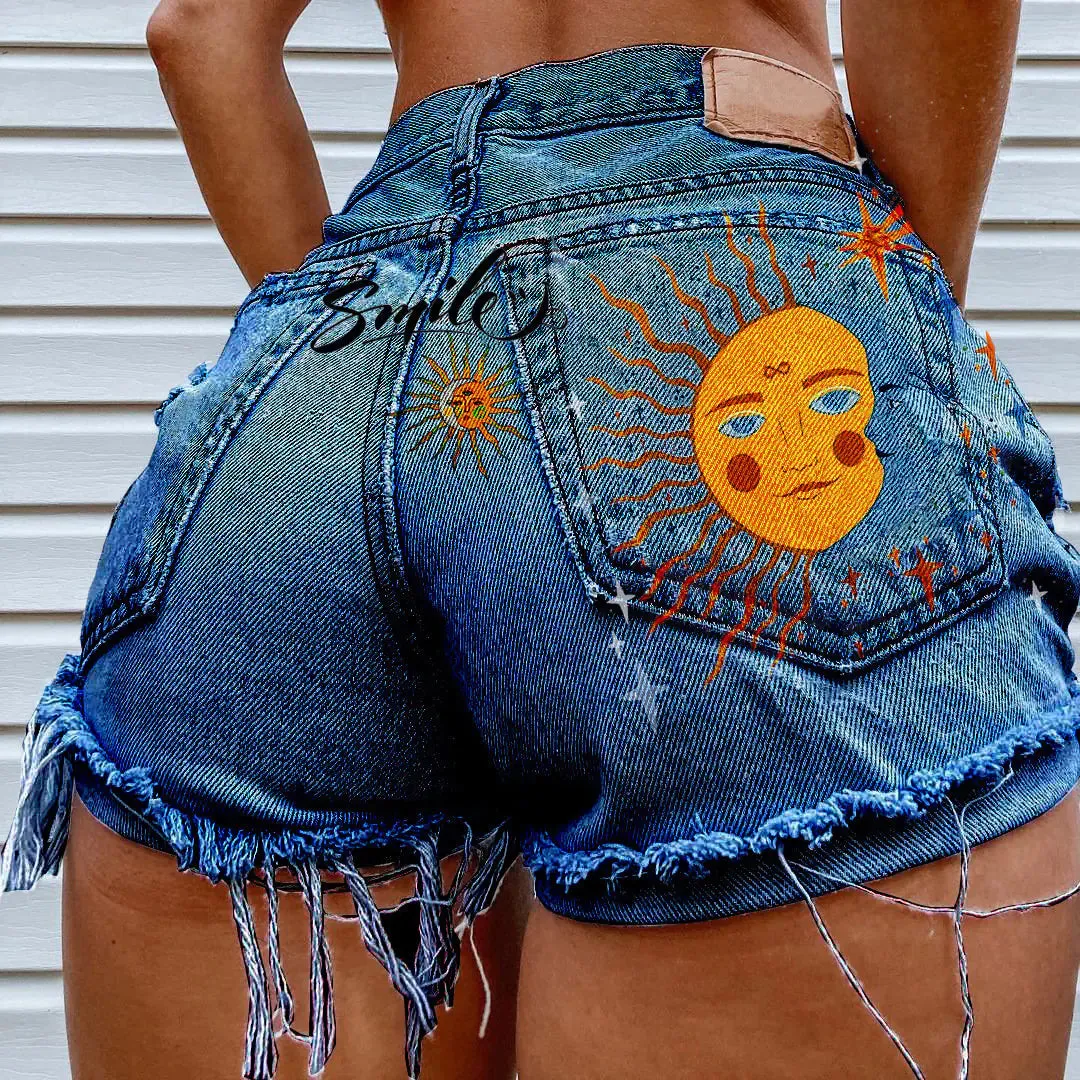 Vintage Denim Shorts for Women - Casual Style