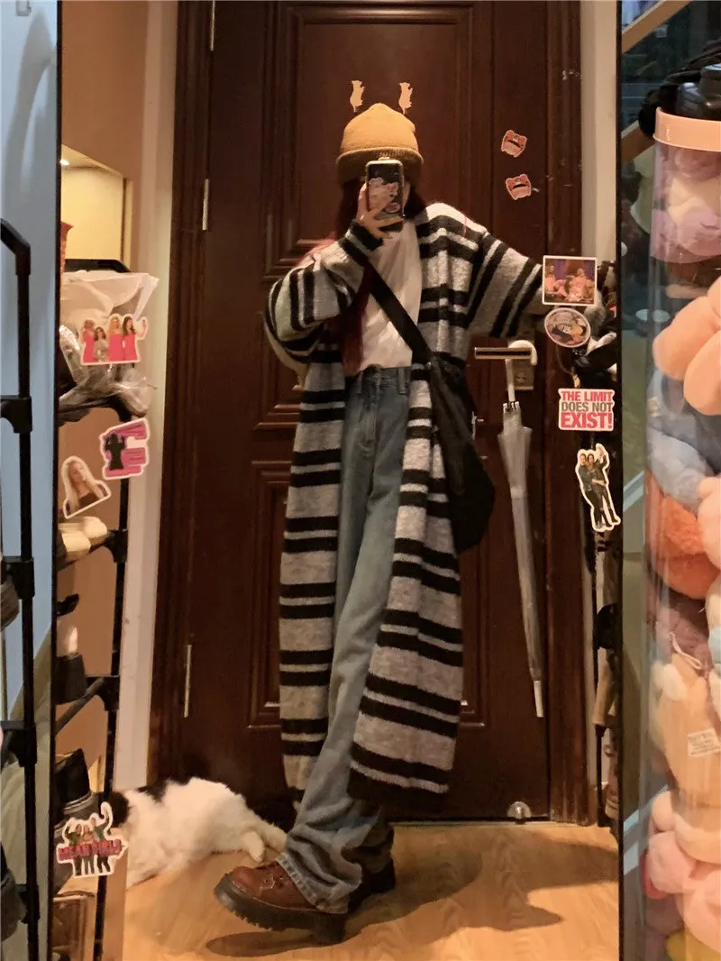 vintage long sweater  KF83026