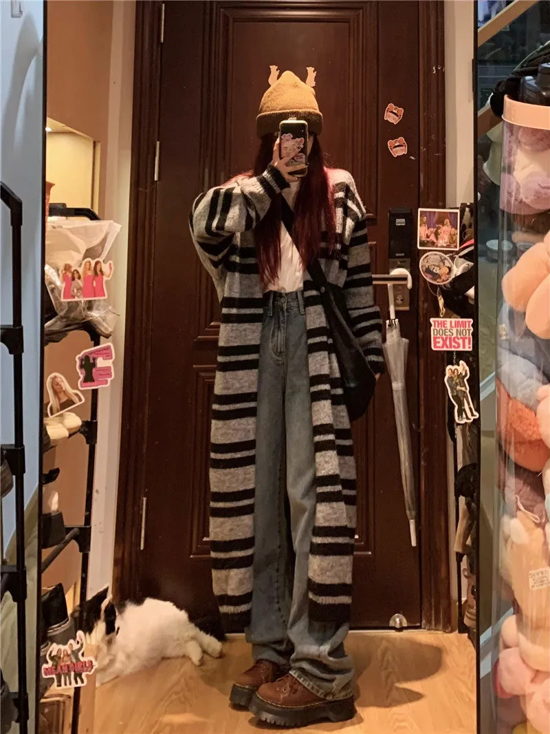 vintage long sweater  KF83026