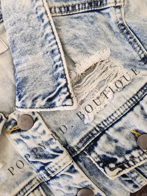 Vintage Washed Denim Jacket *