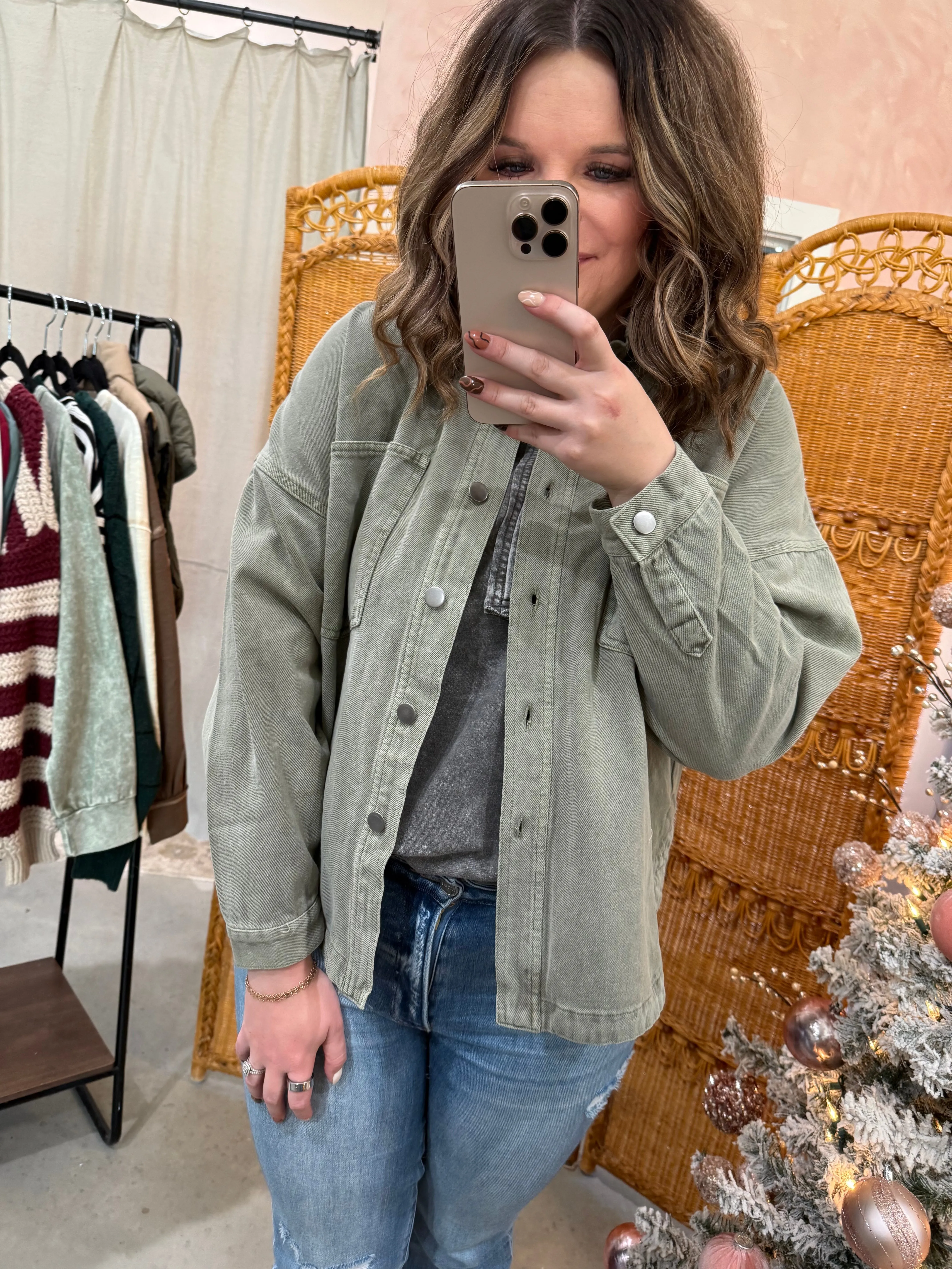 Vintage Washed Shacket