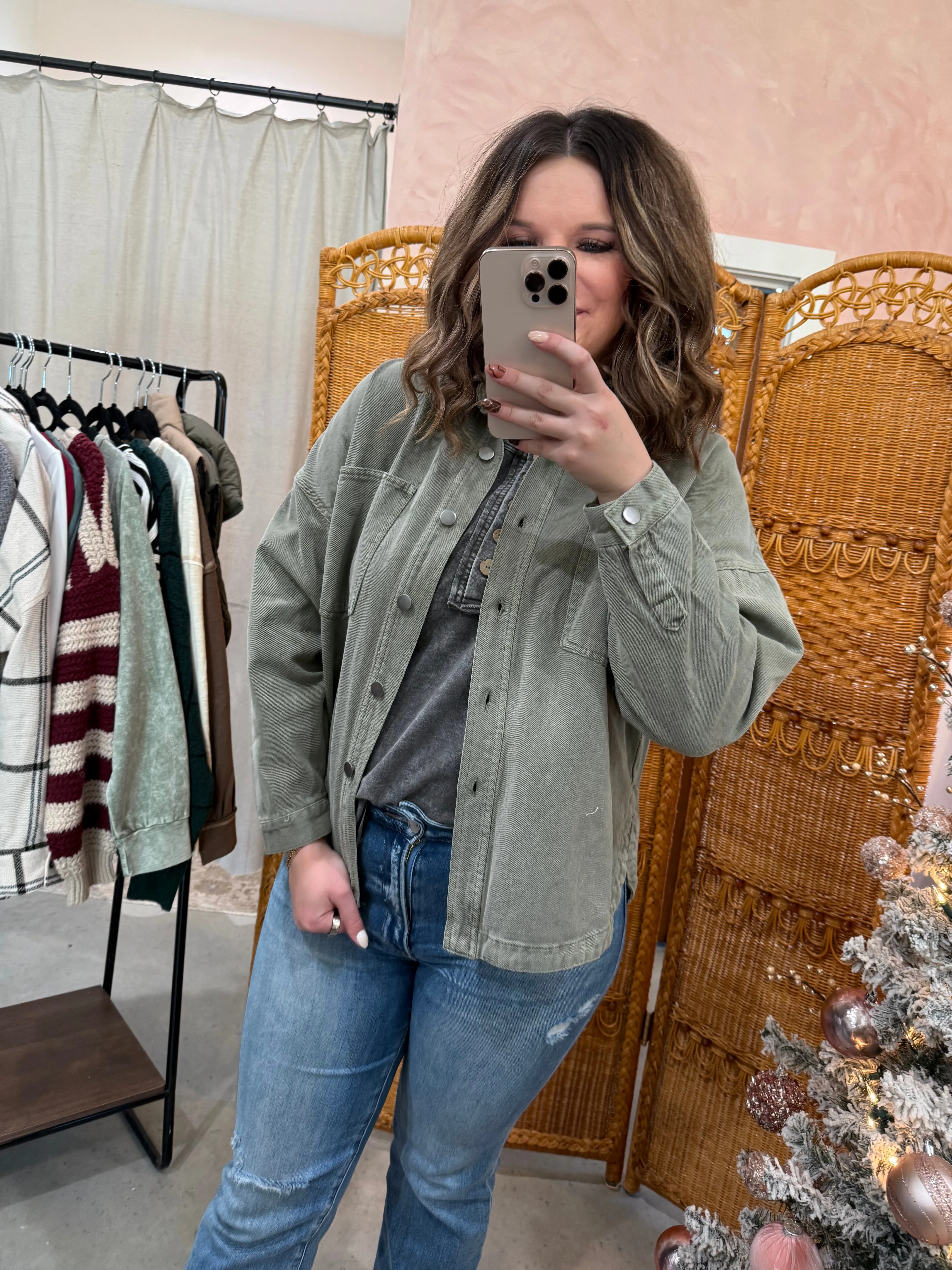 Vintage Washed Shacket