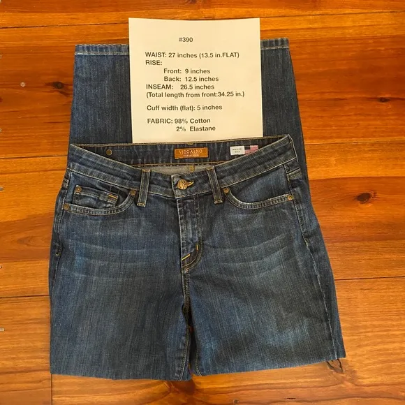 VIZCAINO ‘Skinny’ Jeans Sz 27 EUC