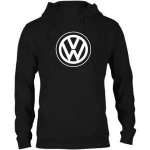 VW Mens Hoodie Sweatshirt, Black