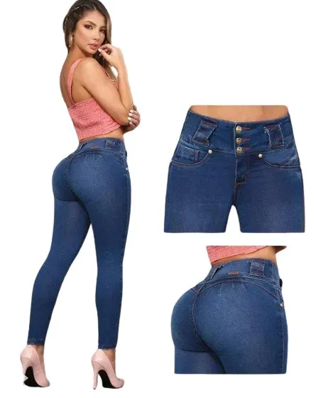 W-150 100%  Authentic Colombian Push Up Jeans