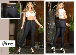 W-207 100%  Authentic Colombian Push Up Jeans