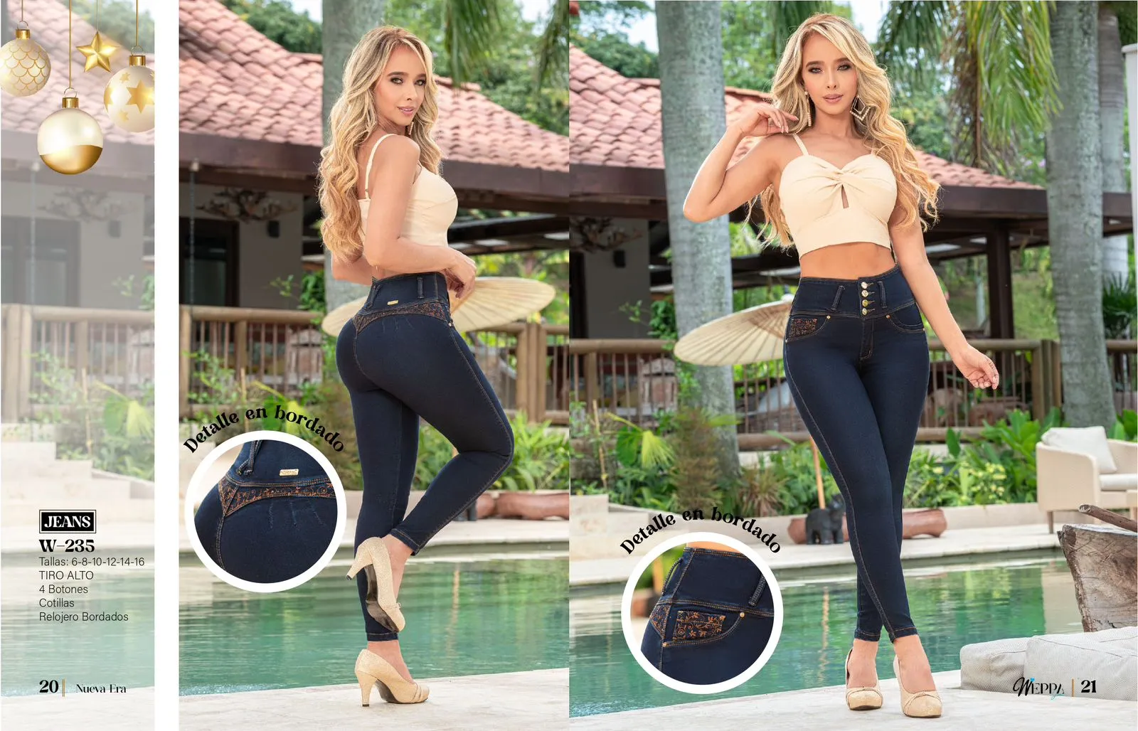 W-235 100% Authentic Colombian Push Up Jeans