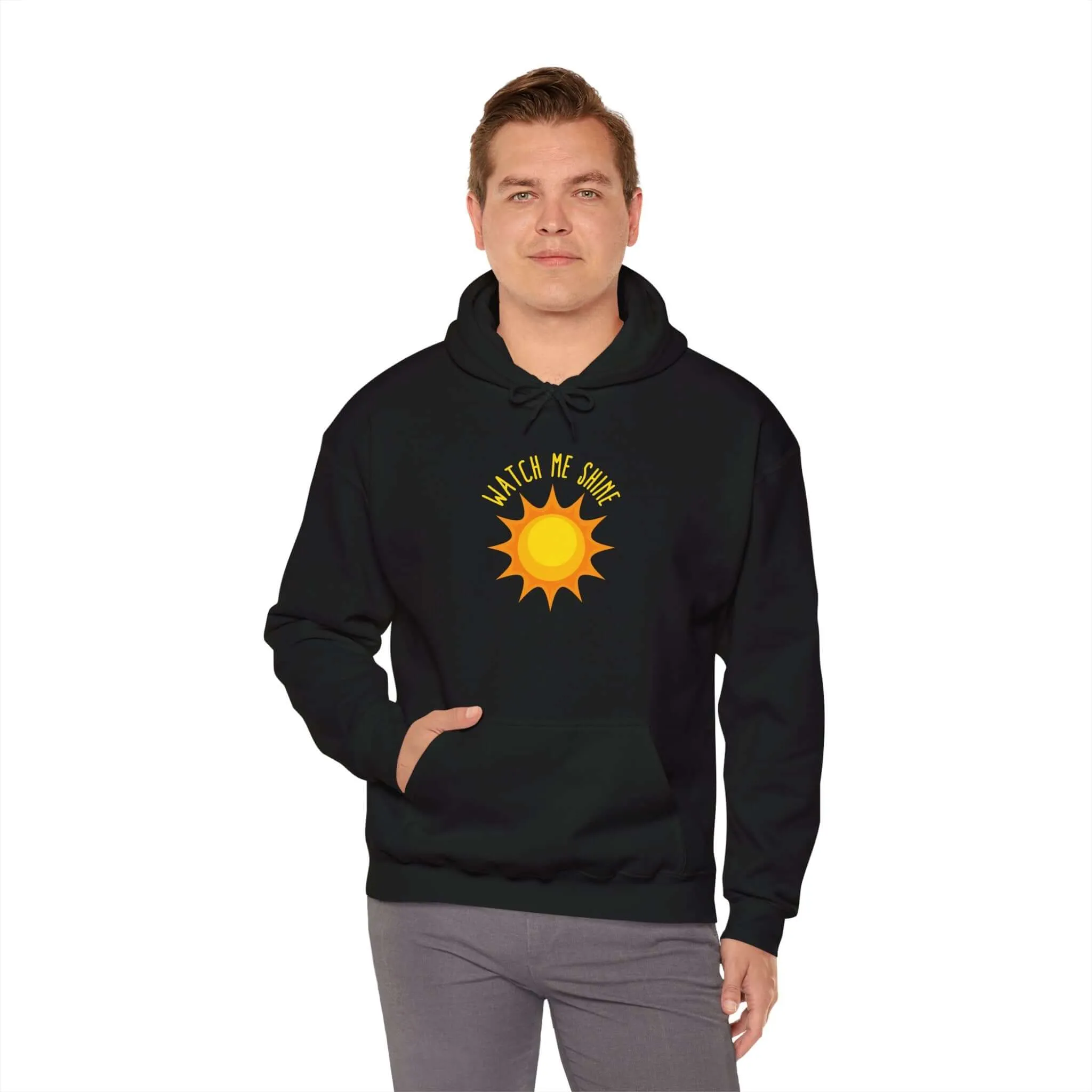 Watch Me Shine Men's Graphic Hoodie