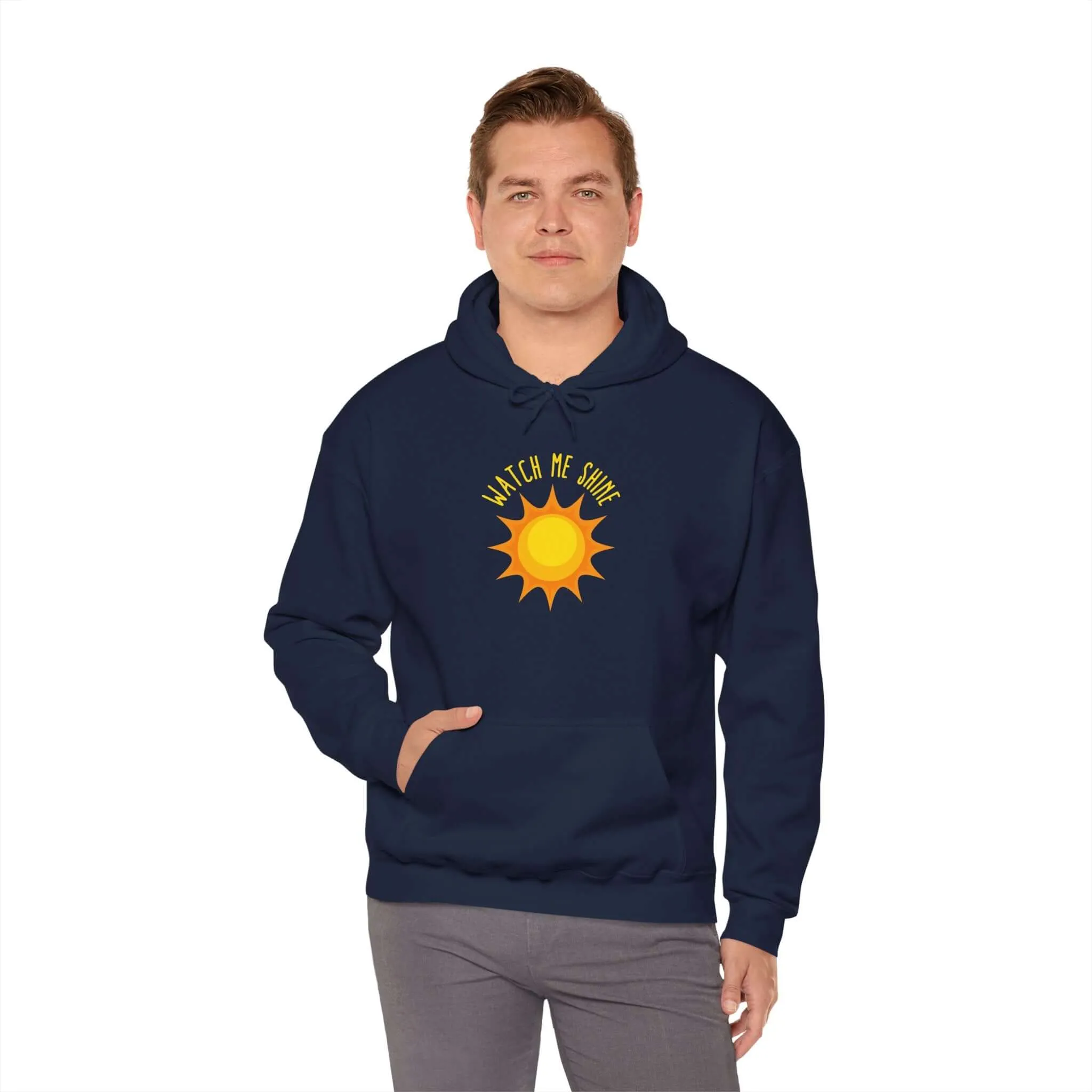 Watch Me Shine Men's Graphic Hoodie