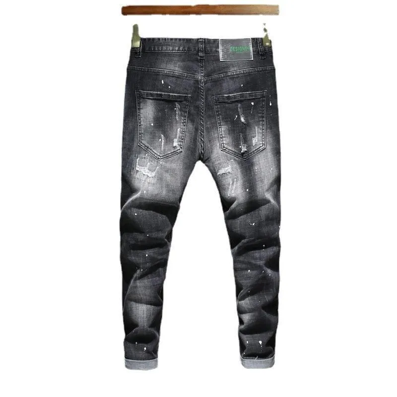 Waylen – Donkere Stretch Jeans voor Heren