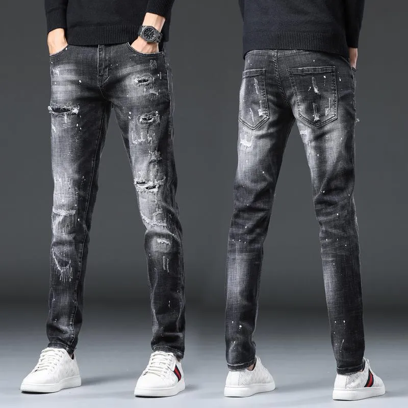 Waylen – Donkere Stretch Jeans voor Heren