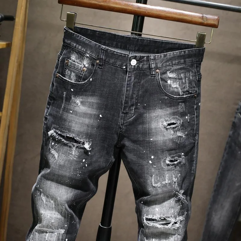 Waylen – Donkere Stretch Jeans voor Heren