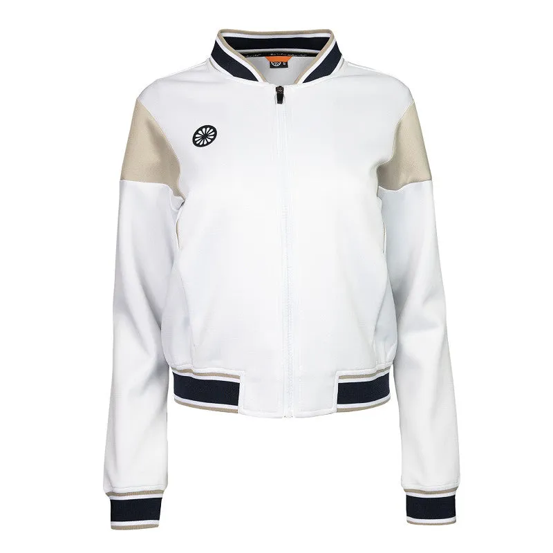 Women pique bomber jacket