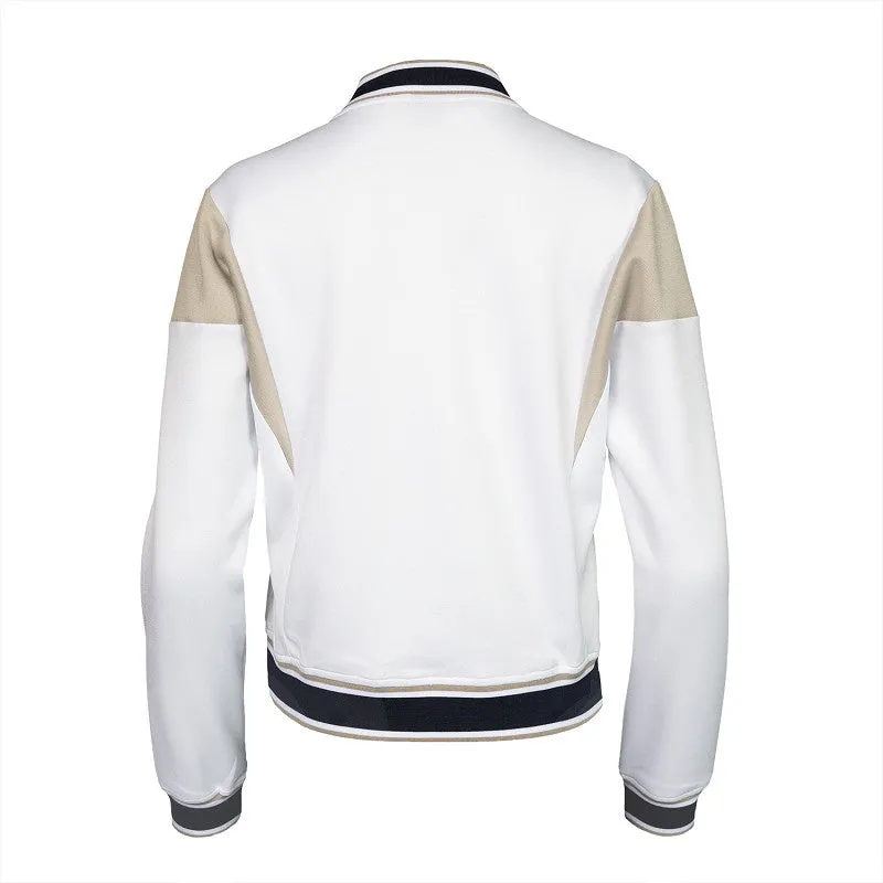 Women pique bomber jacket