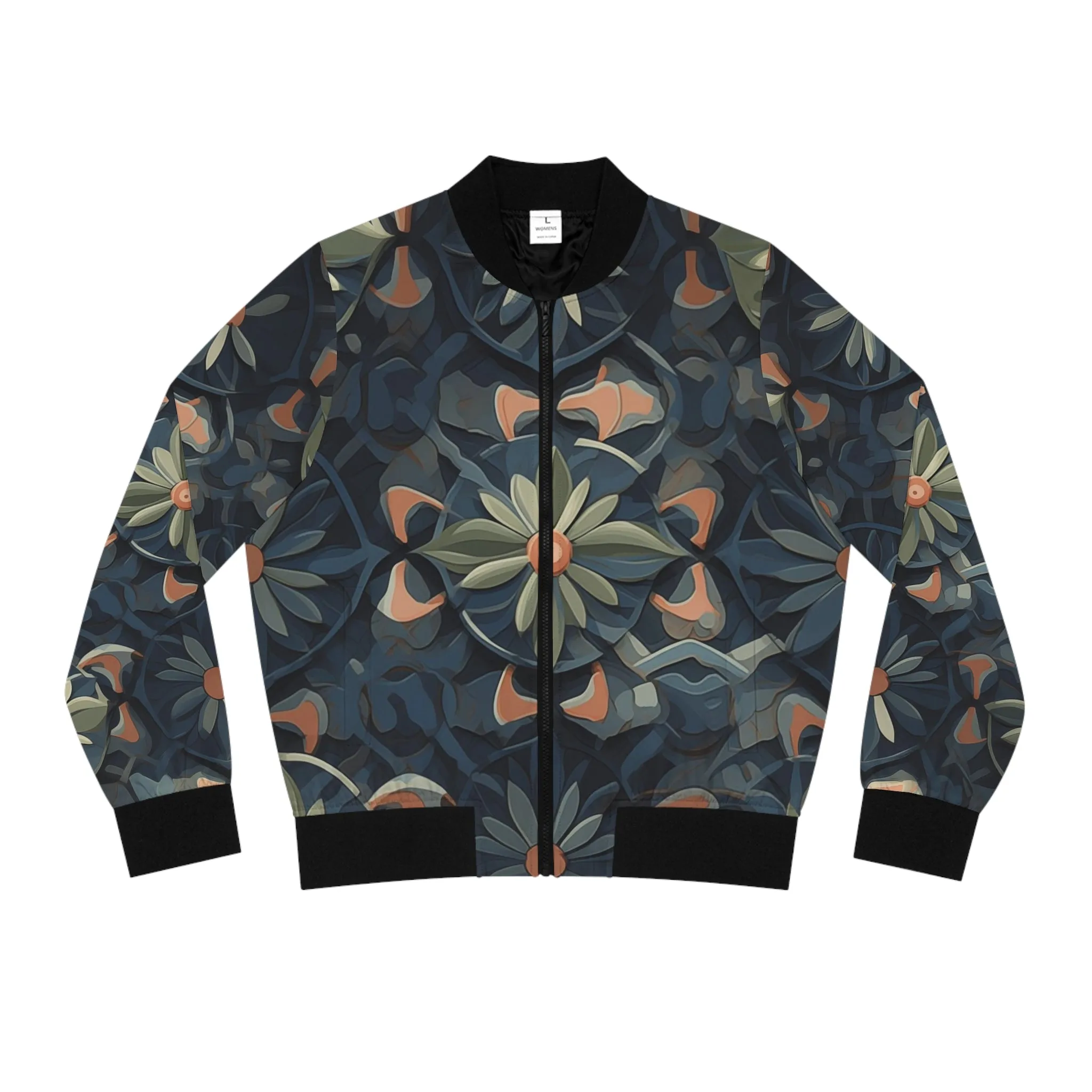 Women's Bomber Jacket - Baby Yoda Grogu Renaissance Painting