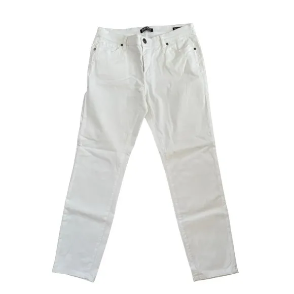 Women's Jeans White Denim Buffalo David Bitton Jeans Skinny Ankle Jeans S 8/29