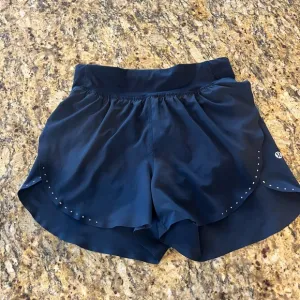 Women's Navy Blue Athletic Shorts