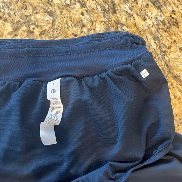 Women's Navy Blue Athletic Shorts