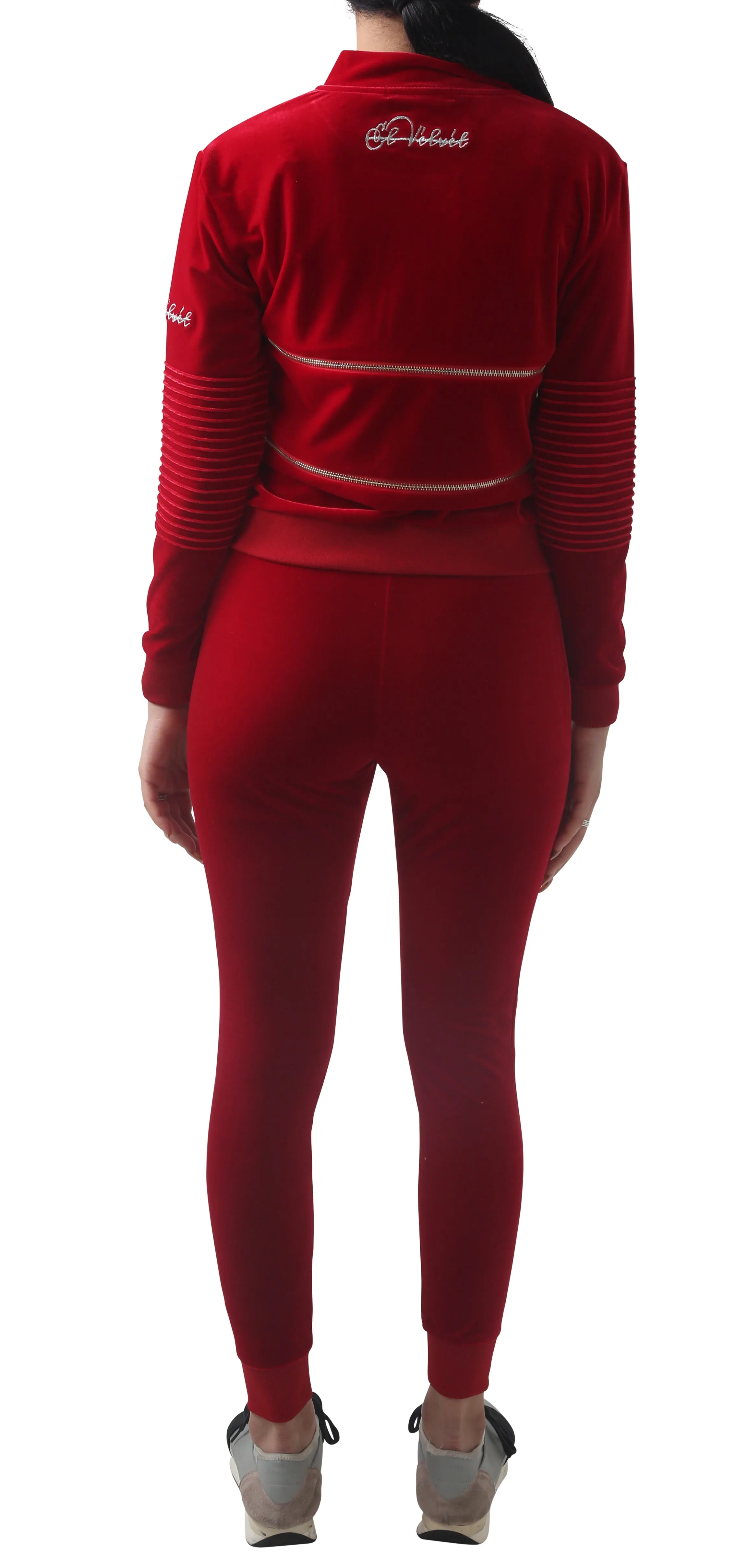 Women's Red Vélvét Women Full Tracksuit
