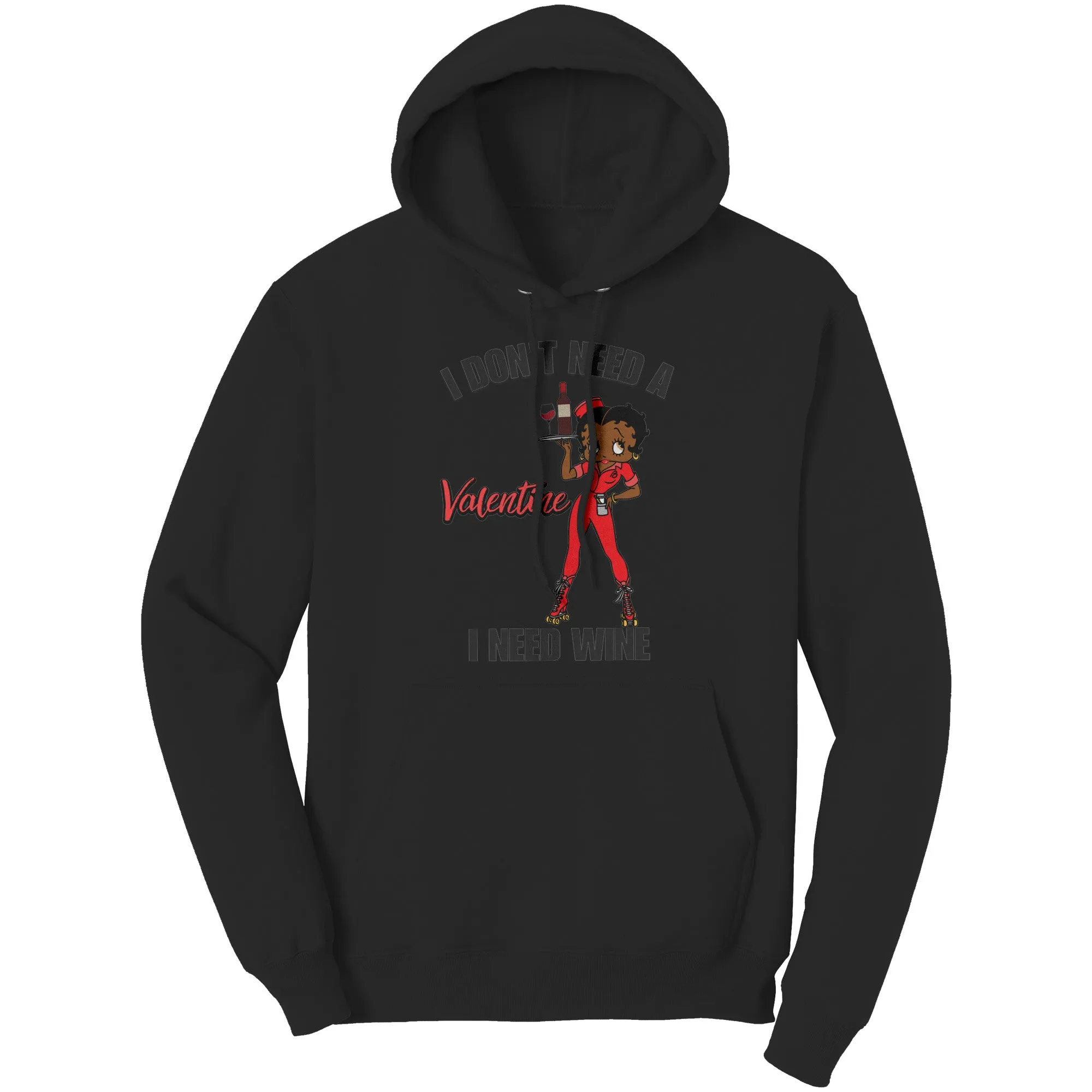Womens Valentine Hoodie, Cute Betty Boop Hoodie, Betty Boop Valentine Hoodie, Womens Clothing, Valentines Day Gift, Valentine Gift For Her