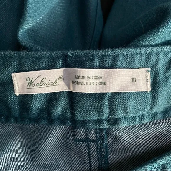 Woolrich Women's Turquoise Chino Shorts US10 ($180)