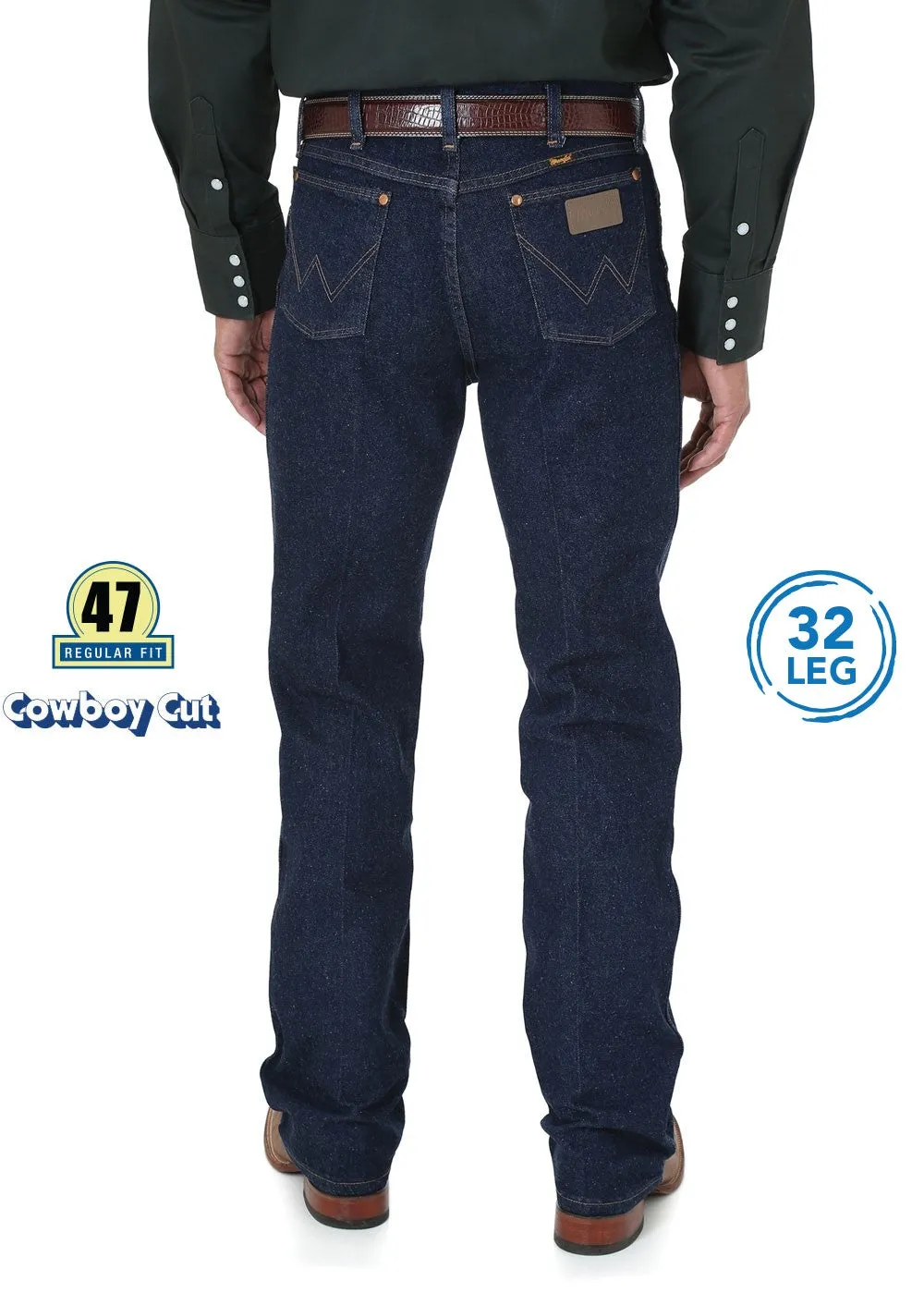 Wrangler Cowboy Cut Stretch Denim Mens Jeans