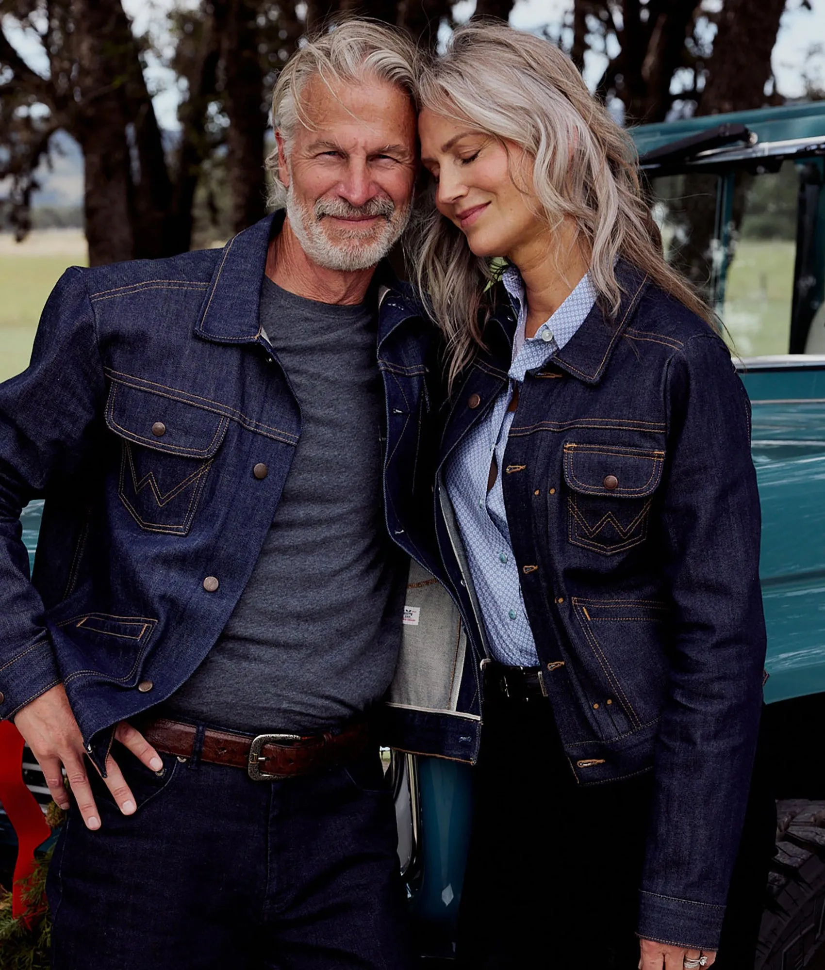 Wrangler x Lucchese Men's Denim Jacket :: Dark Wash Denim