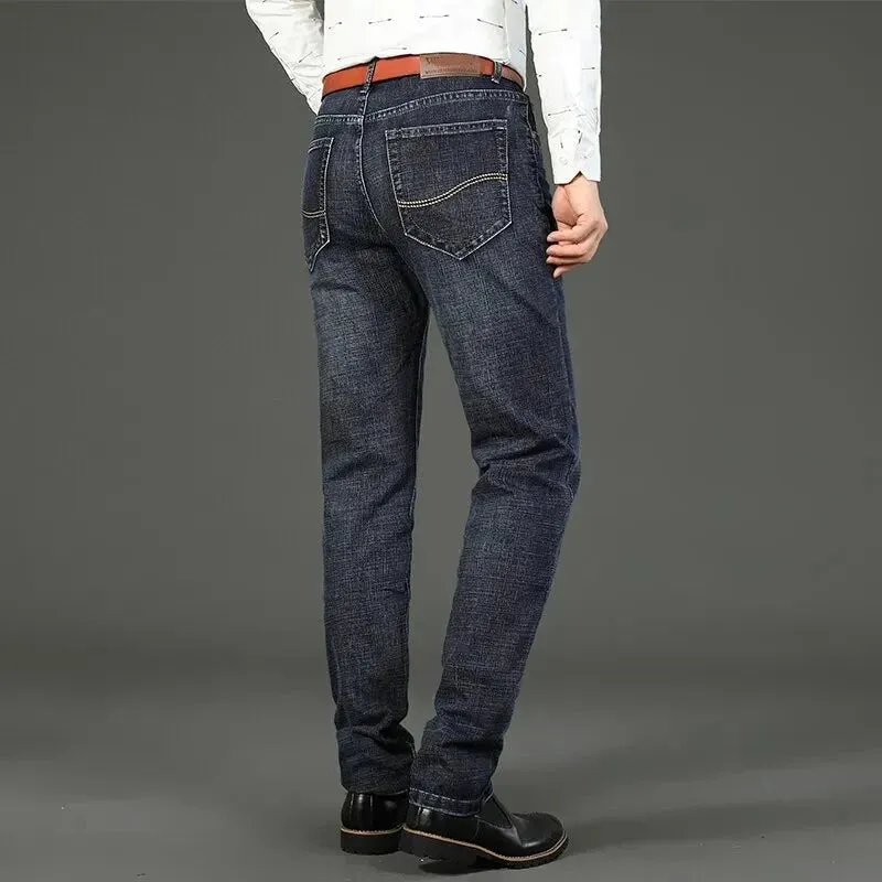 Wthinlee Klassische Stretch-Denim Jeans