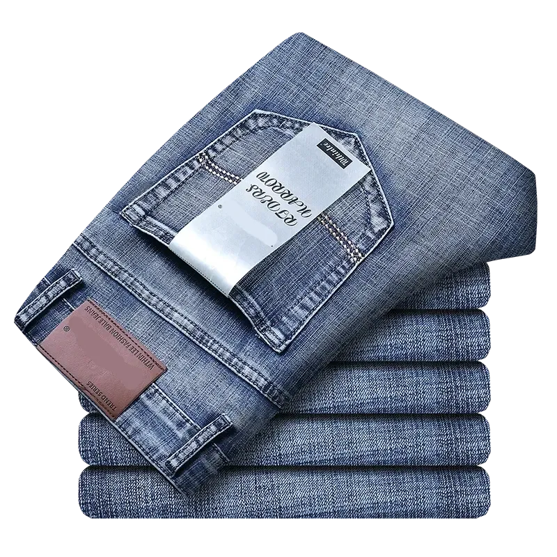 Wthinlee Klassische Stretch-Denim Jeans