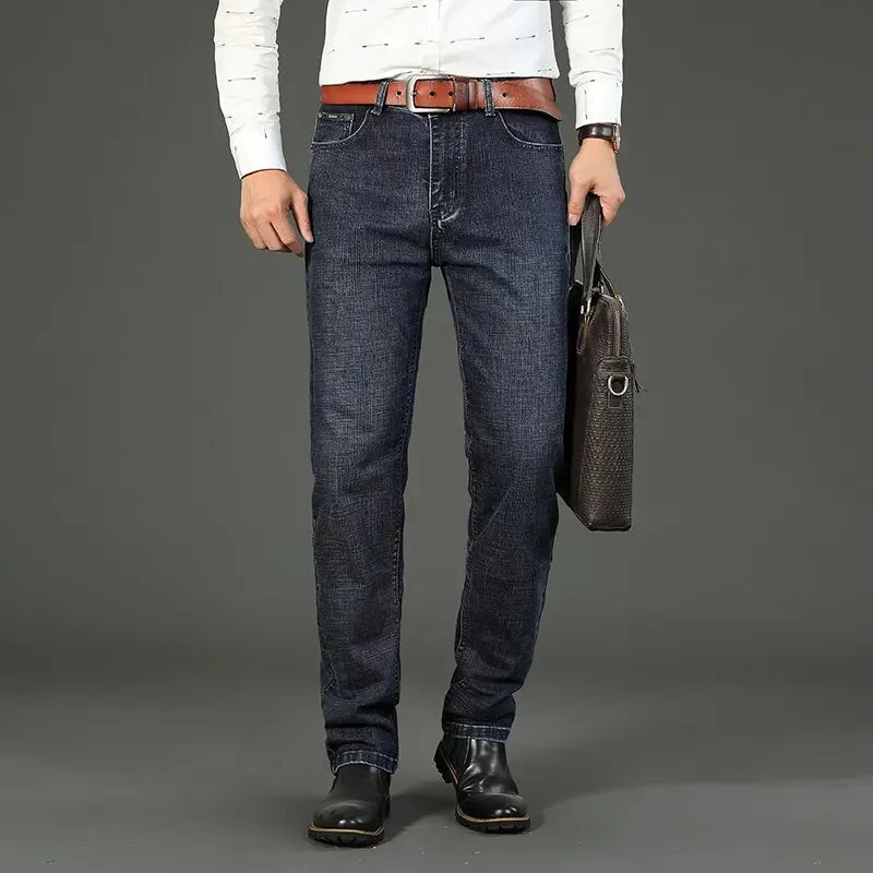 Wthinlee Klassische Stretch-Denim Jeans
