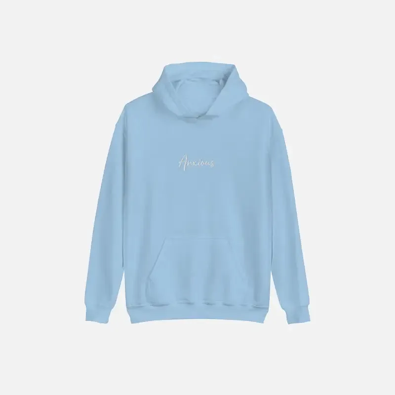 Y2K Anxious Hoodie for Bold Streetwear Style and Comfort