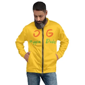 Yellow Bomber Jacket - OG Hippie Dude